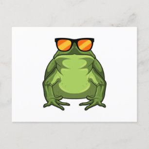 Frog with Sunglasses Postcard
