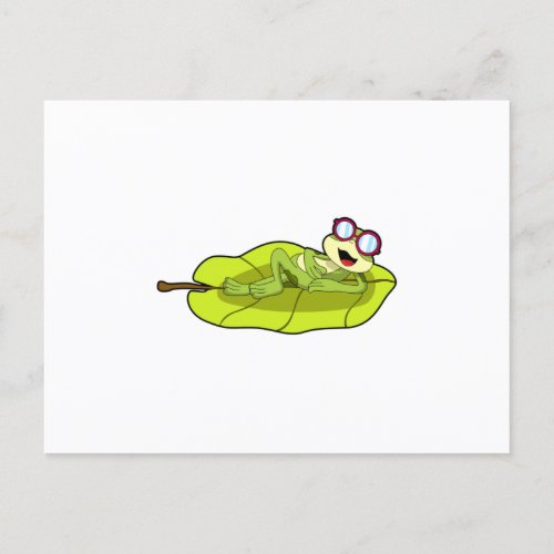 Frog with Sunglasses Postcard