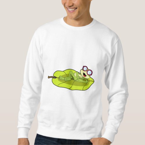 Frog with Sunglasses Sweatshirt