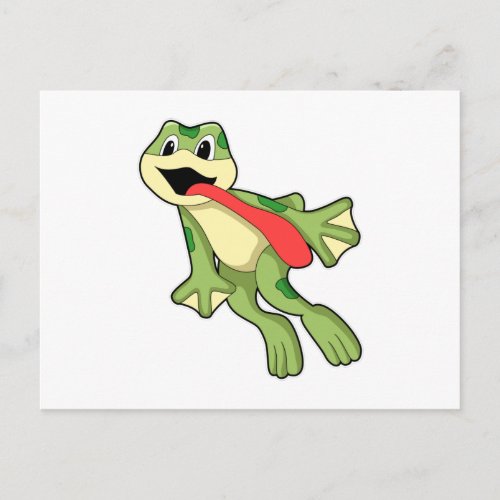 Frog with Tongue out Postcard