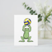 Frog with Volleyball (Standing Front)