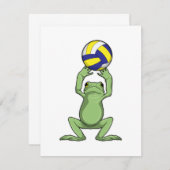 Frog with Volleyball (Front/Back)