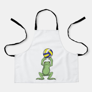 Frog with Volleyball Apron
