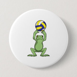 Frog with Volleyball Button