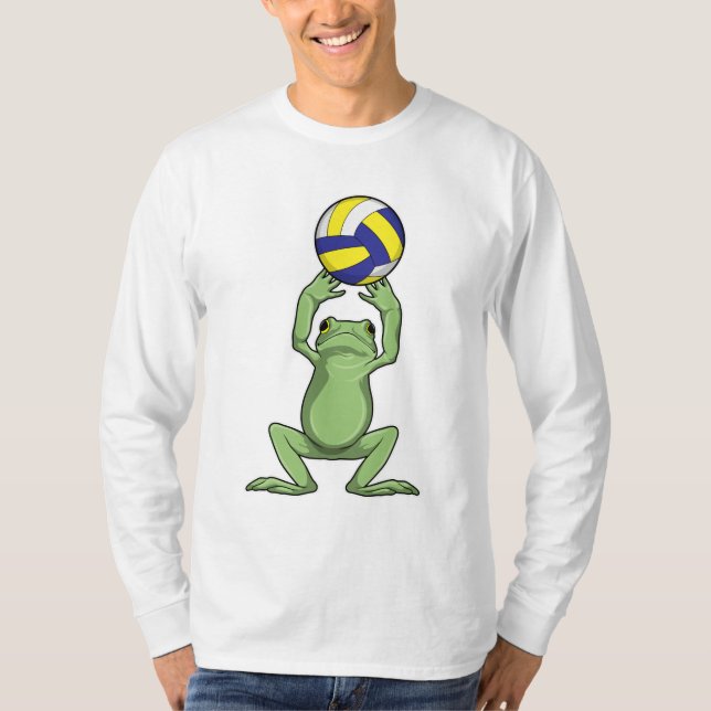 Frog with Volleyball T-Shirt (Front)