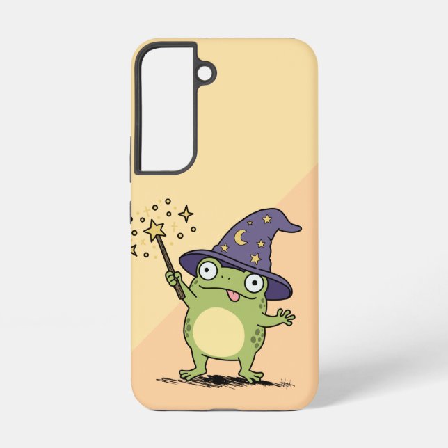 Frog Wizard Casting Spells Samsung Galaxy Case (Back)