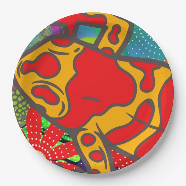 Frogger Paper Plates (Front)