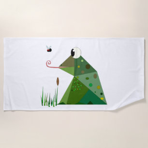 Froggie Beach Towel