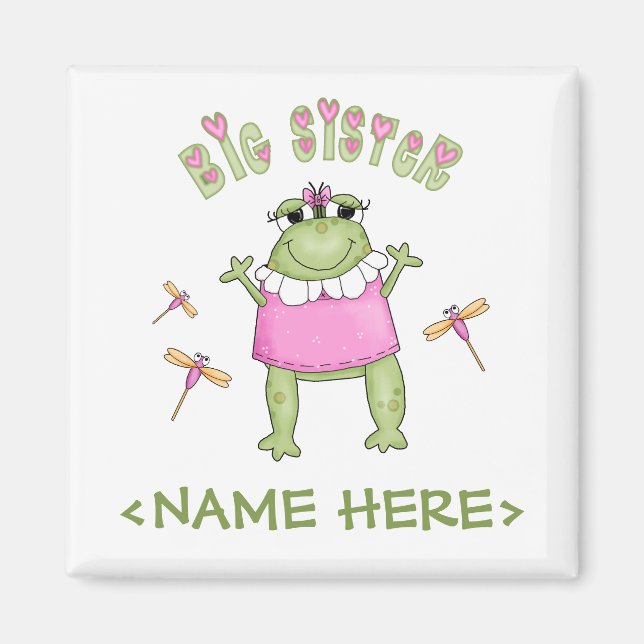 Froggie Big Sister Magnet (Front)