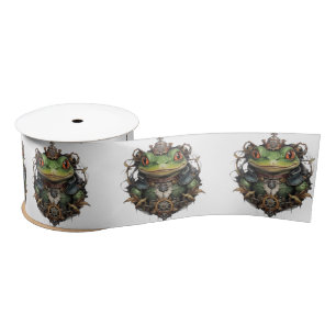Froggie Frog Steampunk, Satin Ribbon
