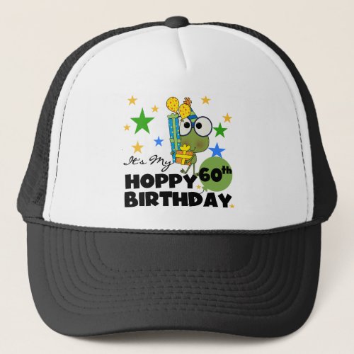 Froggie Hoppy 60th Birthday Trucker Hat