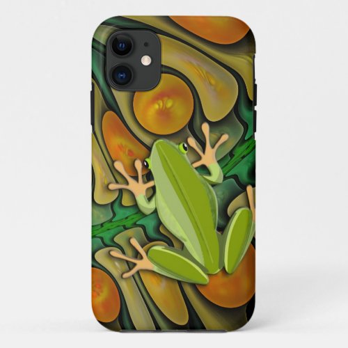 Froggies world Cute artistic iPhone 11 Case