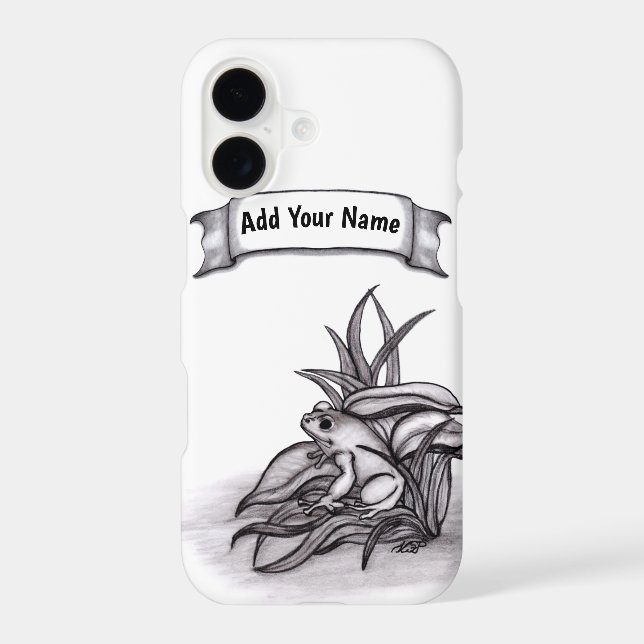 Froggy , Add Your Name Case-Mate iPhone Case (Back)