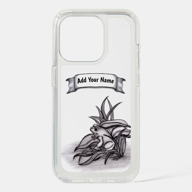 Froggy , Add Your Name Speck iPhone Case (Front)