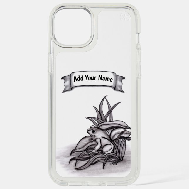 Froggy , Add Your Name Speck iPhone Case (Front)
