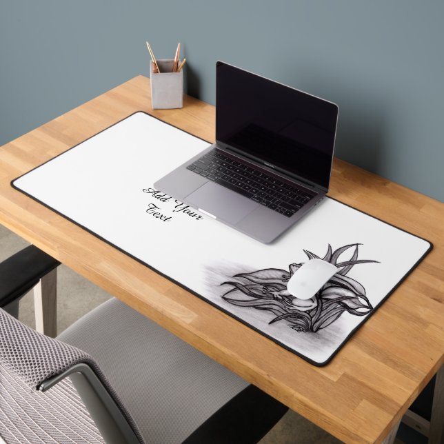 Froggy , Add Your Text Desk Mat (Office 2)