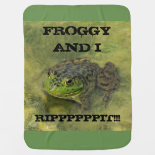 Froggy and I Ripppit!! Baby Blanket
