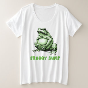 Froggy Bump Maternity, Expecting Mom Plus Size T-Shirt