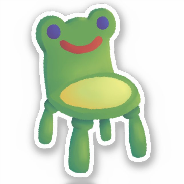 Froggy Chair Sticker (Front)
