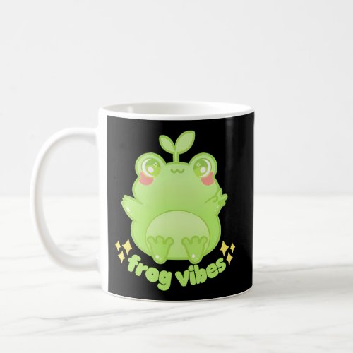 Froggy Crossing Frog Vibes Coffee Mug