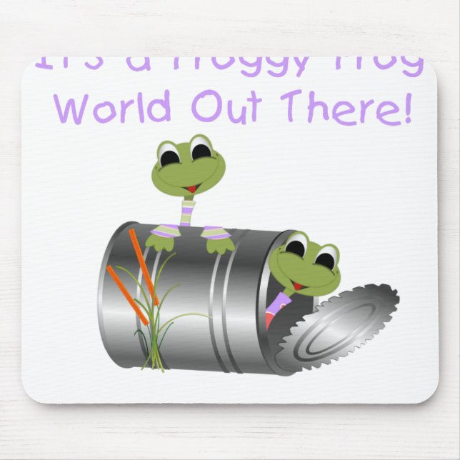 Froggy Frog World Mouse Pad (Front)