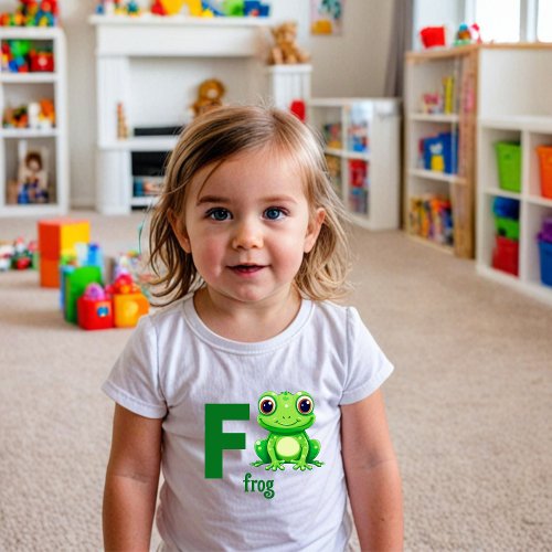 Froggy Fun Alphabet Tee for Toddlers
