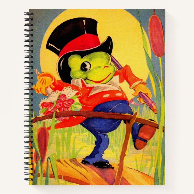 Froggy gone a-courtin’ notebook (Front)