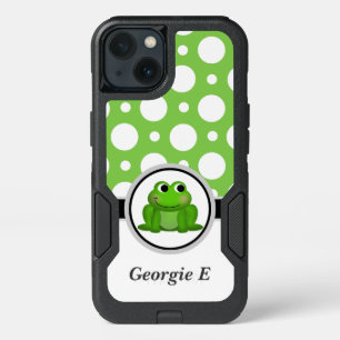 Froggy Green Polka Dot Samsung Galaxy S6 Edge Case