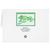 Froggy Love Card (Back Horizontal)