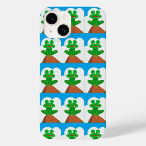 Froggy on A Hill Phone Case