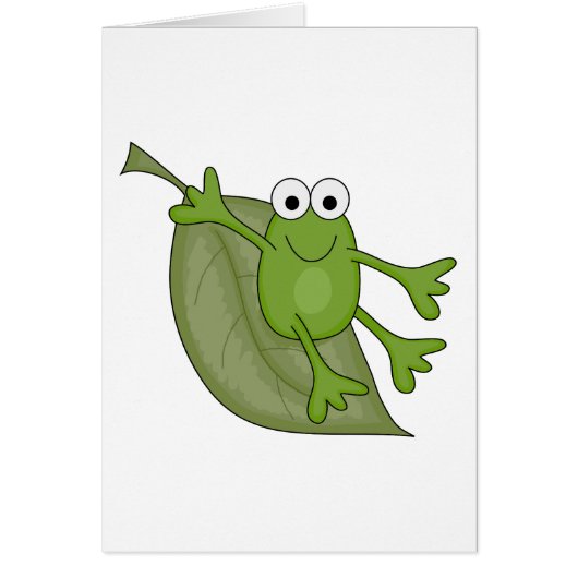 froggy on leaf cards (Front)
