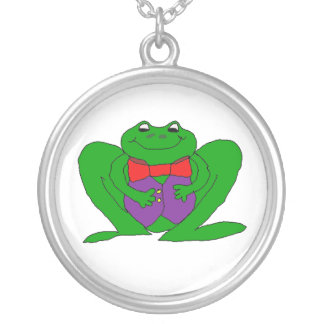 Froggy Silver Plated Necklace