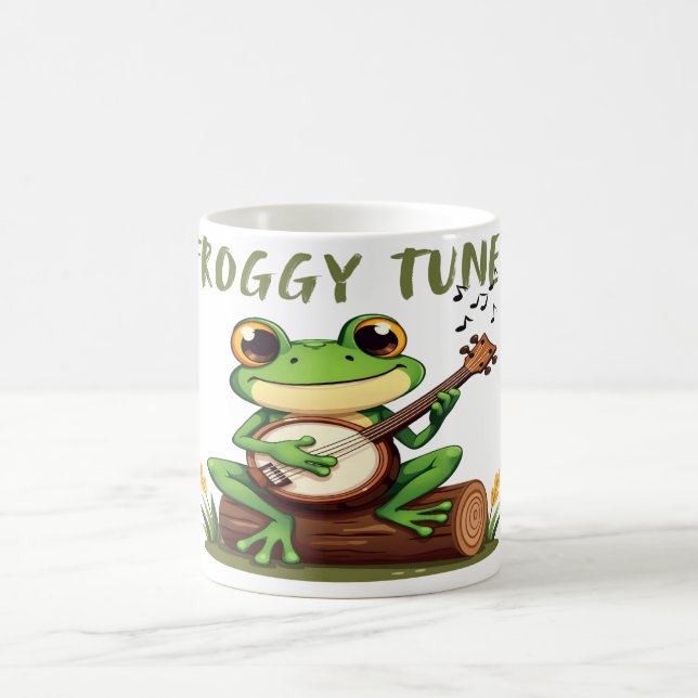 Froggy Tunes Coffee Mug (Center)
