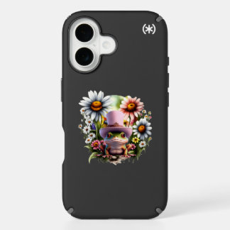 froggy wild flowers  iPhone 16 case