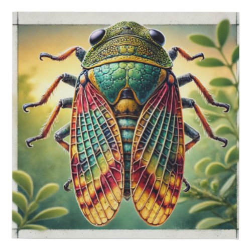 Froghopper 050724IREF122 _ Watercolor Faux Canvas Print