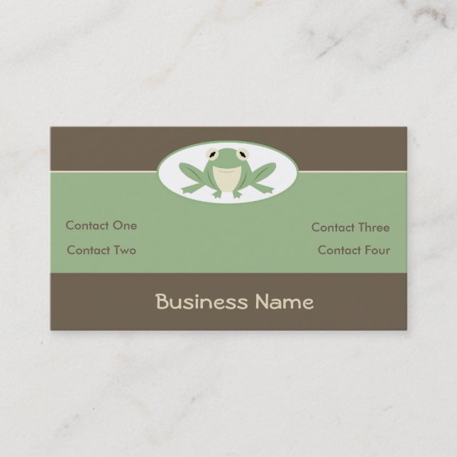 Froglet Business Cards (Front)