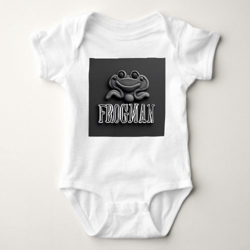 Frogman baby T_shirt full bodysuit