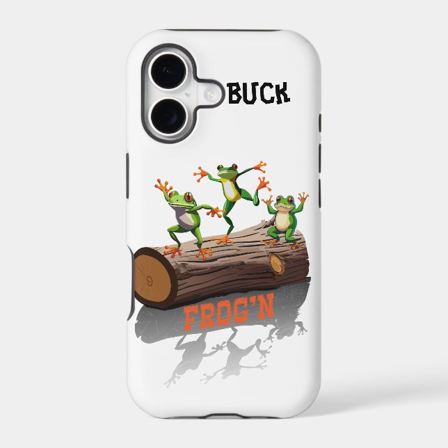 "Frog'n Customizable  Iphone Case (Back)