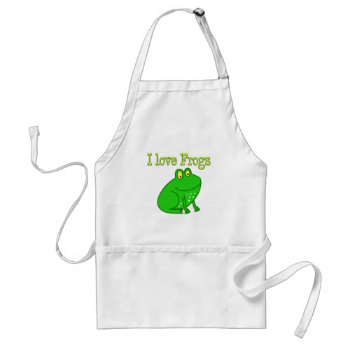 Frogs Adult Apron