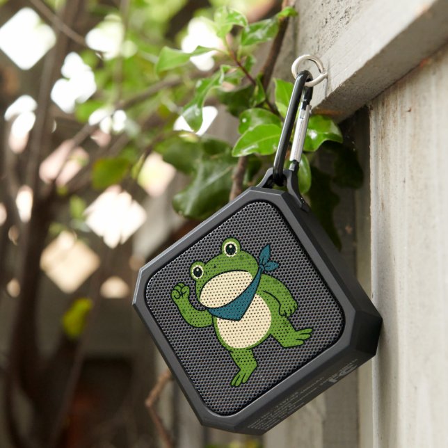 Frogs Against Fascism Portland Frog Protest Bluetooth Speaker (Inisitu)