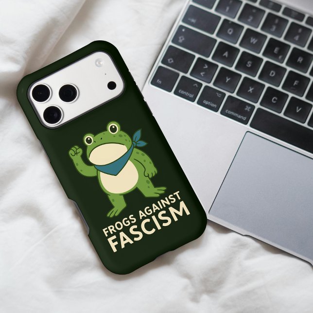 Frogs Against Fascism Portland Frog Protest Case-Mate iPhone Case (Creator Uploaded)