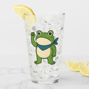 Frogs Against Fascism Portland Frog Protest Glass