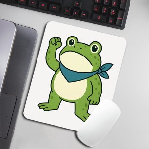 Frogs Against Fascism Portland Frog Protest Mouse Pad