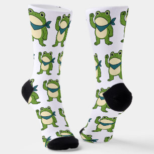 Frogs Against Fascism Portland Frog Protest Socks