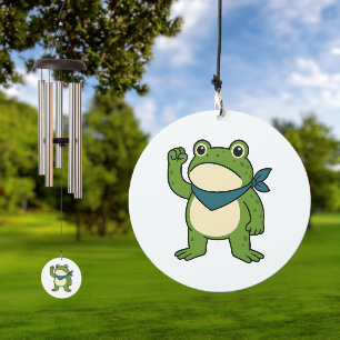 Frogs Against Fascism Portland Frog Protest Wind Chime