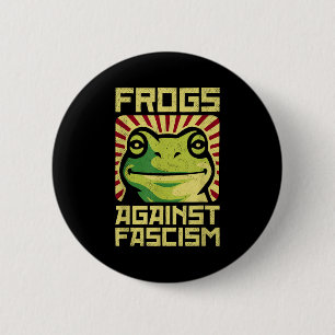 Frogs Against Fascism Protest Democracy Frogtifa L Button