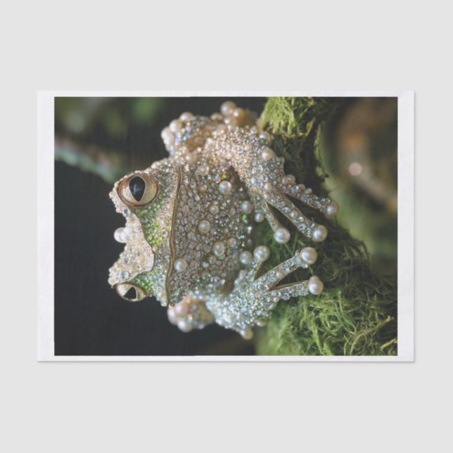 Frogs and Diamonds9 Tissue Paper (Front)