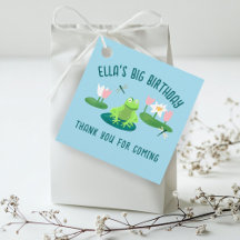 Frogs and Lily Pads Cute Birthday Kids GIFT 