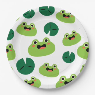 Frogs and Lily Pads Paper Plates
