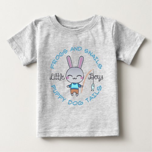 Frogs and Snails Baby T_Shirt